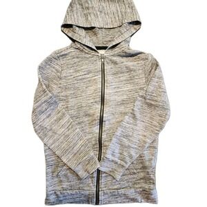 Old Navy Kids Size Large (10-12) Gray Uniform Zip‎ Hoodie Zipper .. NWT